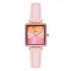 Retro Green Rectangular Square Plate Women'S Watch Simple Temperament Women'S Watch Belt Fashion Women'S Watch