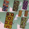 African Style Fabric Print For OPPO A80 A60 A40 A5 A6 Pro A15 A17 A57 A16 A76 A96 A18 A38 A58 A78 A98 A54 A74 A94 Case