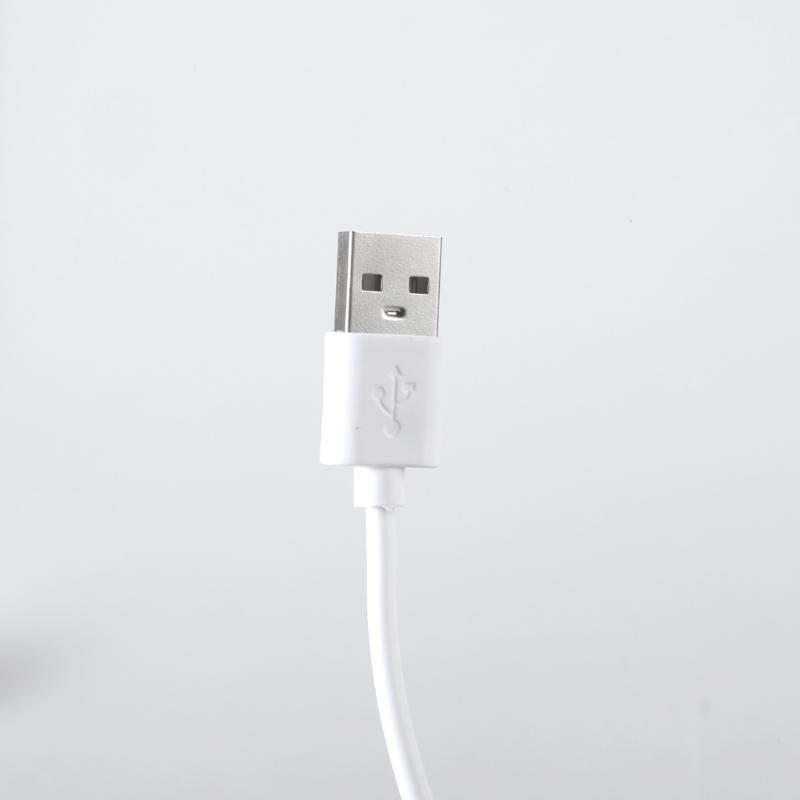 Portable USB to Type C Charging Cable with Power Switching Button Male to Male Connectors Wire Support 5V3A Charging