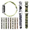 Camouflage Camo Armband für Apple Iwatch 7 6 Se 5 4 3 2 1 Band Stoßfest und Leicht