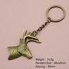Temu Xiyin Sù Mài Tōng Deer Head Keychain Pendant