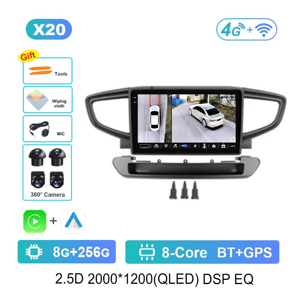 for Hyundai Ioniq AE 2016 - 2025 Car Radio Multimedia Player Android 14 Intelligent System GPS Navi WiFi 4G Buletooth Head Unit