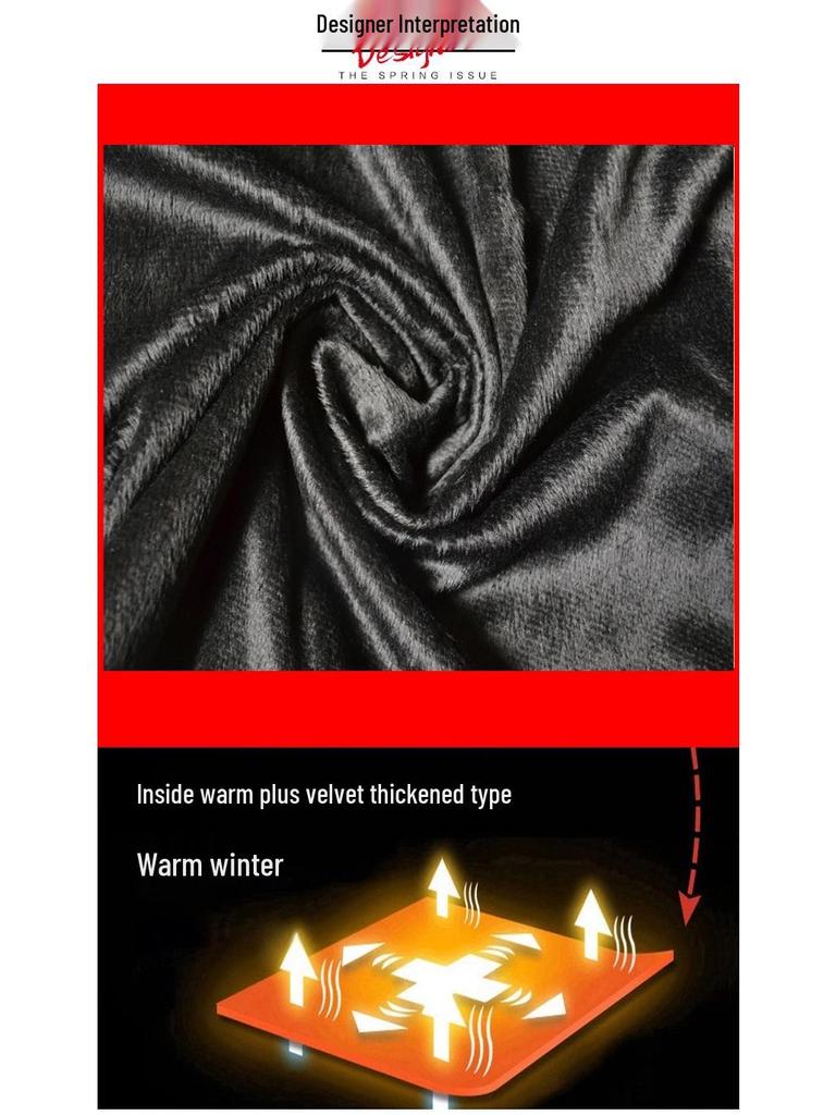 Men's Winter Hooded Windproof Cotton Jacket - Thick Fleece Lined Warm Coat for Autumn/Winter