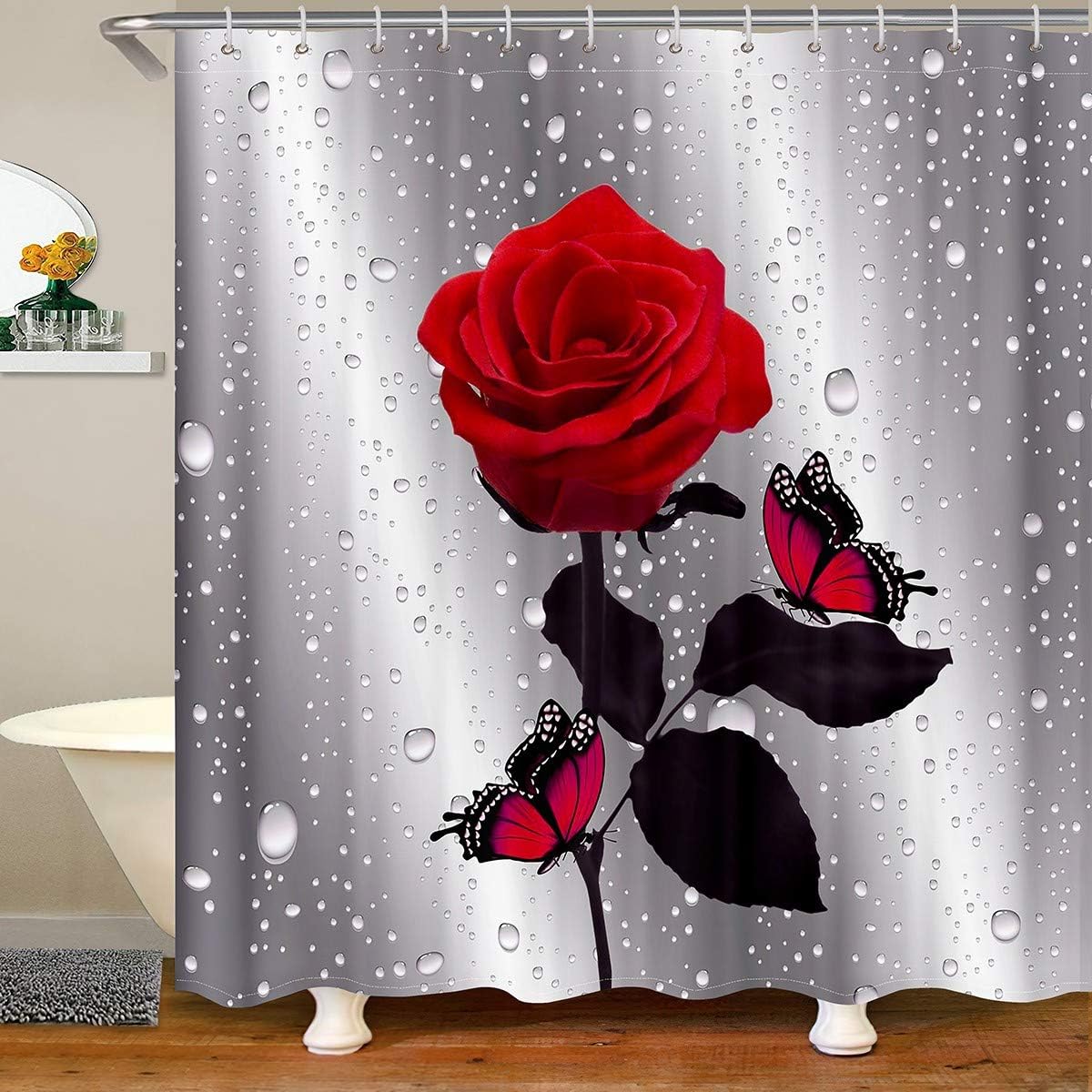 

Koala Shower Curtain with Hooks Cartoon Koala Printed Waterproof Shower Curtains Boys Girls Cute Animal Pattern Fabric Bathroom 90x180CM