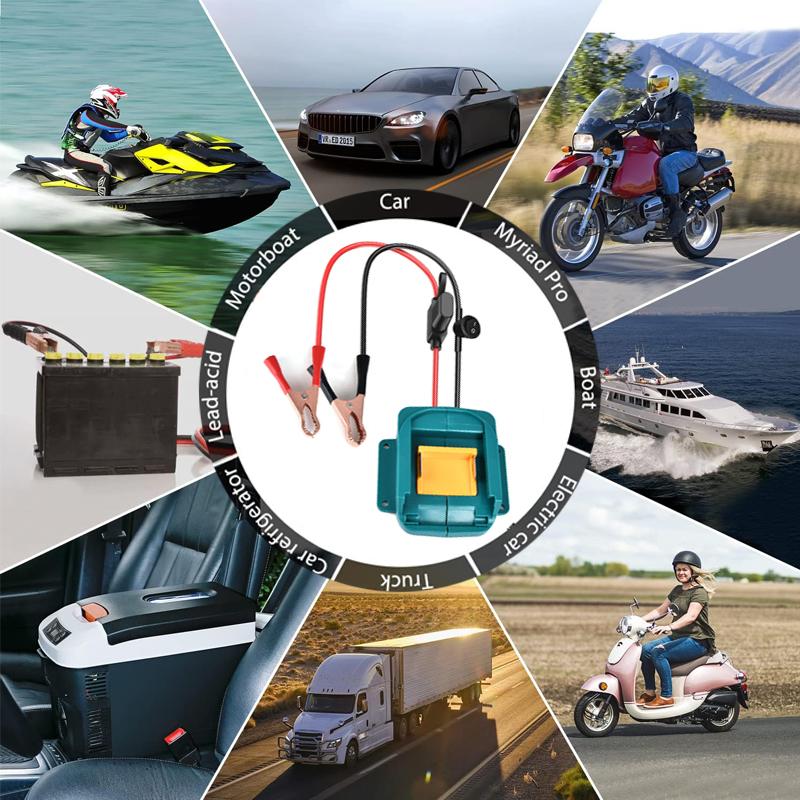 HOT Car Jump Starter Car Booster for Makita 18V Li-ion Battery BL1850 Adapter Emergency Booster Starting Device Jump Start Tool