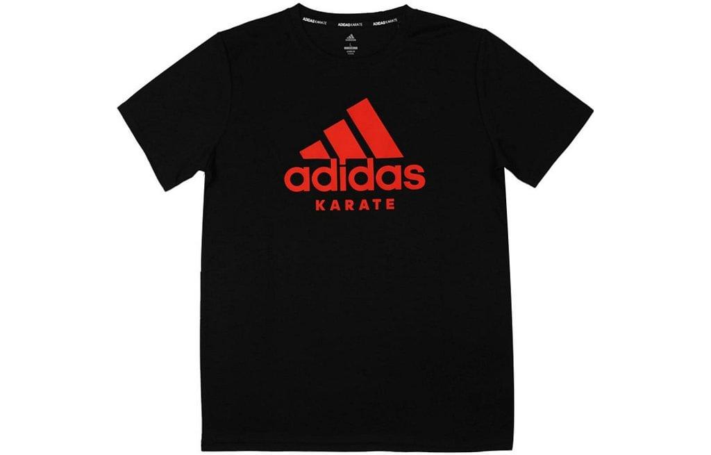 

adidas T-Shirts Men Black With Red Logo ADICTKP-BR L