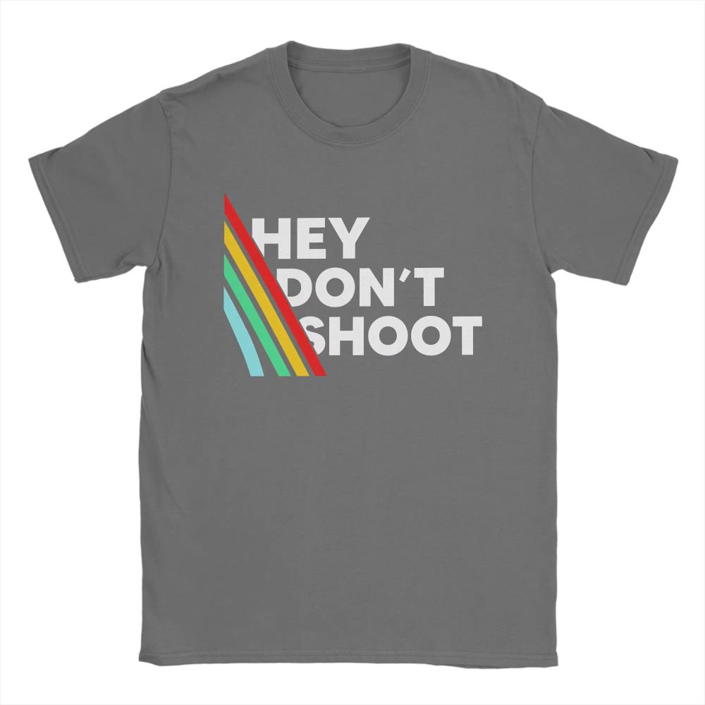 Arc Raiders Hey Nicht Schießen T-Shirt Sommer Hip Hop T-Shirts Mann Frau Baumwolle Rundhals Übergroße Kleidung Kurze Ärmel Oberteile