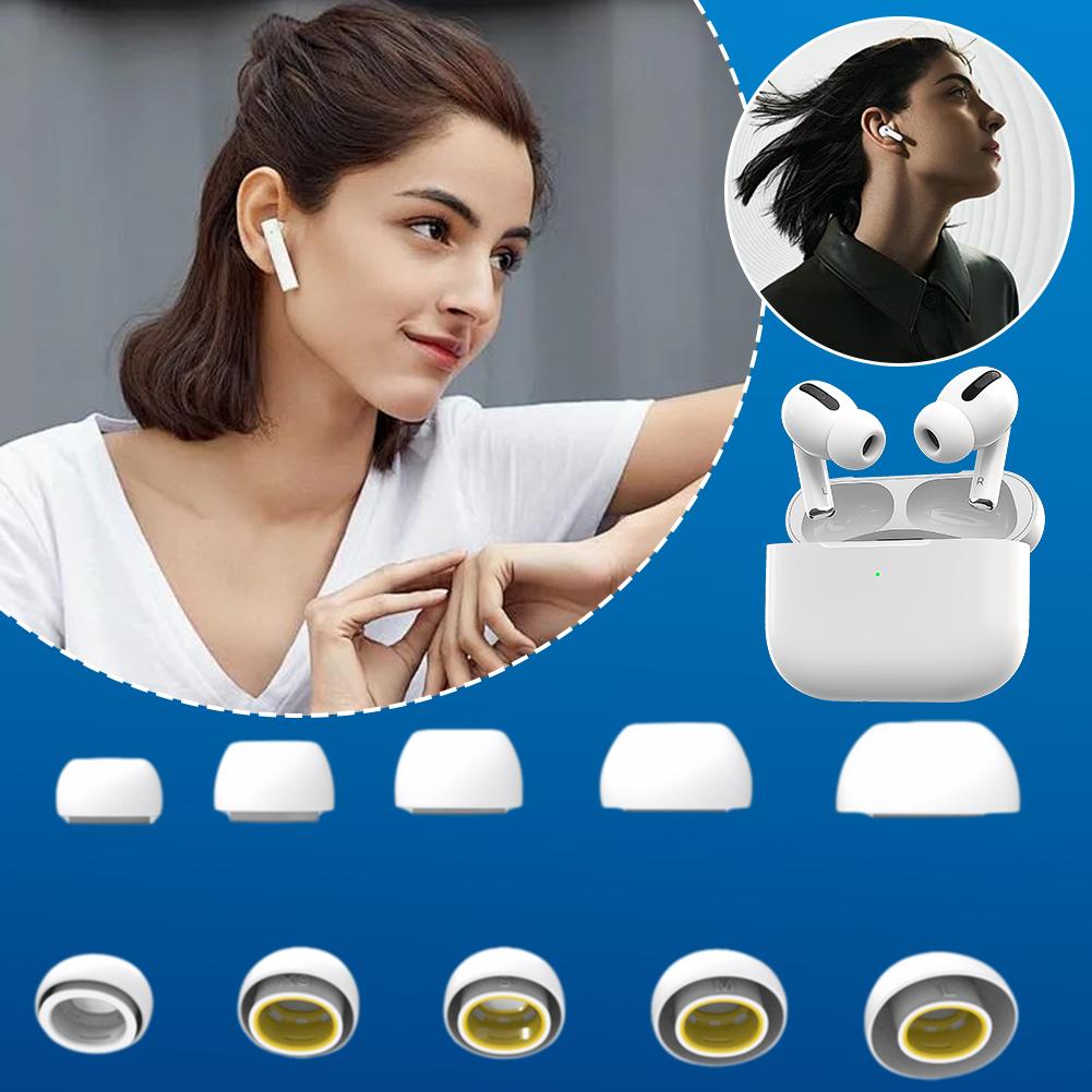 For AirPods Pro 3 Silicone Ear Caps Wireless Bluetooth Earphones Silicone Ear Covers Caps Earphone Earpads Eartips XXS-L
