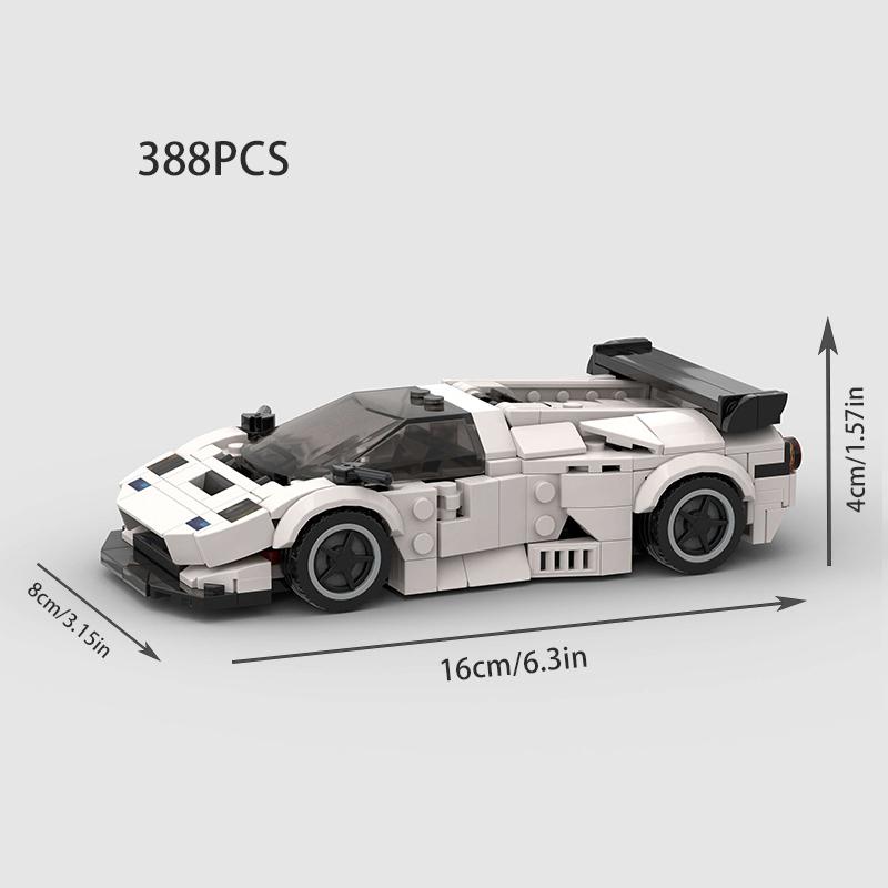 MOC Speed Sports F1 City Racing Car AE86 Building Blocks Brick Vehicle Supercar Fast & Furious1 MK4 Supra Kids Toys Boy