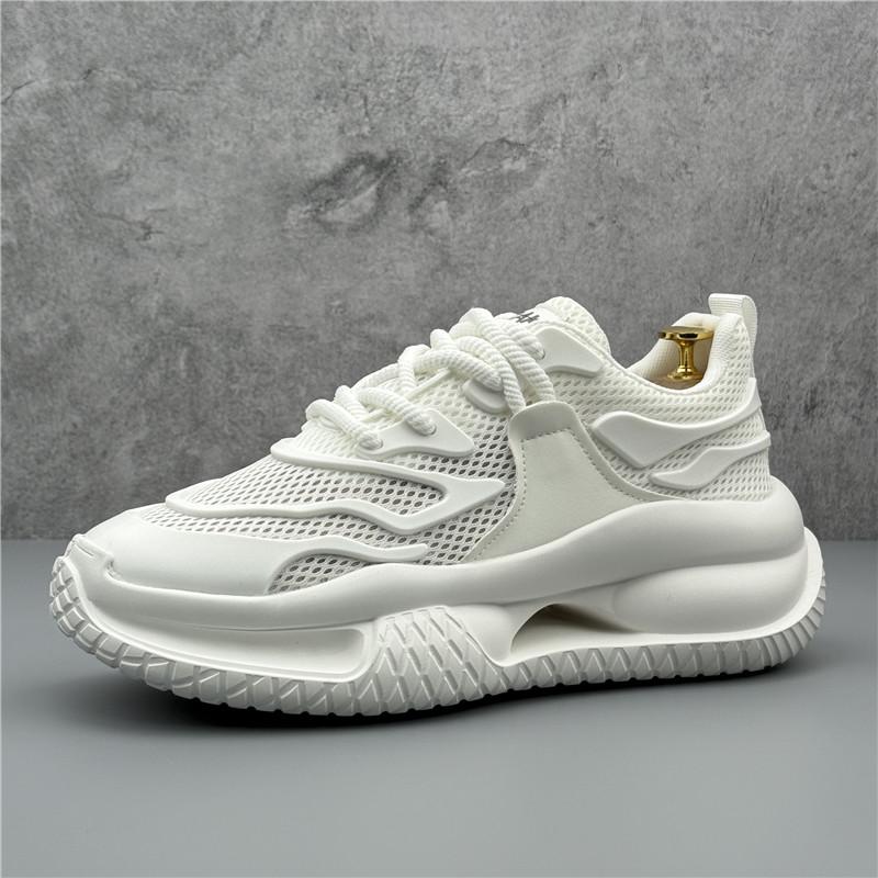 Fashion Summer Fashion New Men's Comfort Air Mesh Thick Bottom Breathable Casual Shoes Male Walking Sneaker Flats Loafers