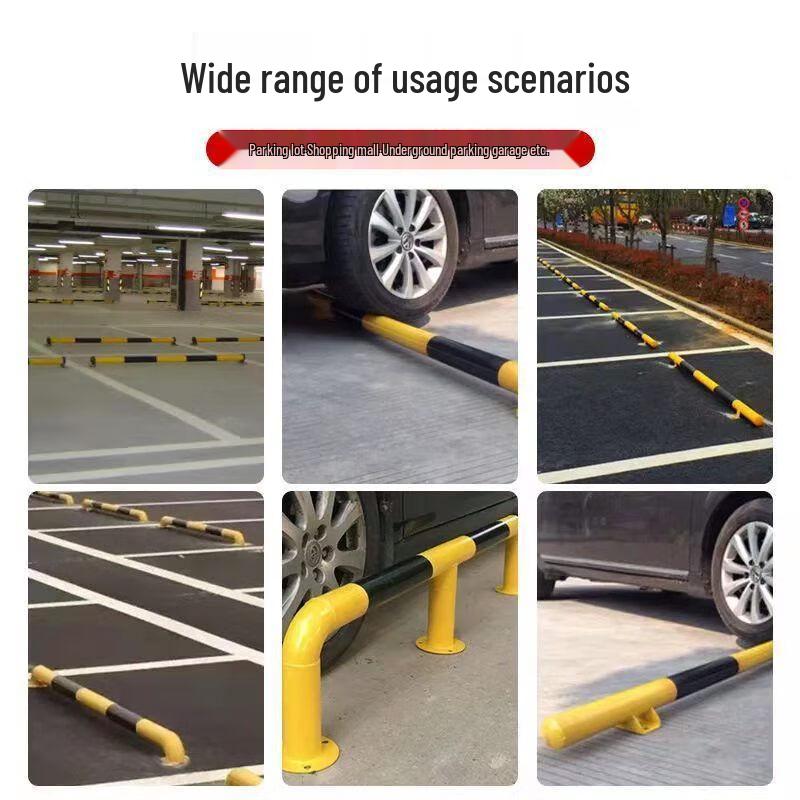 U-shaped Steel Parking Barrier