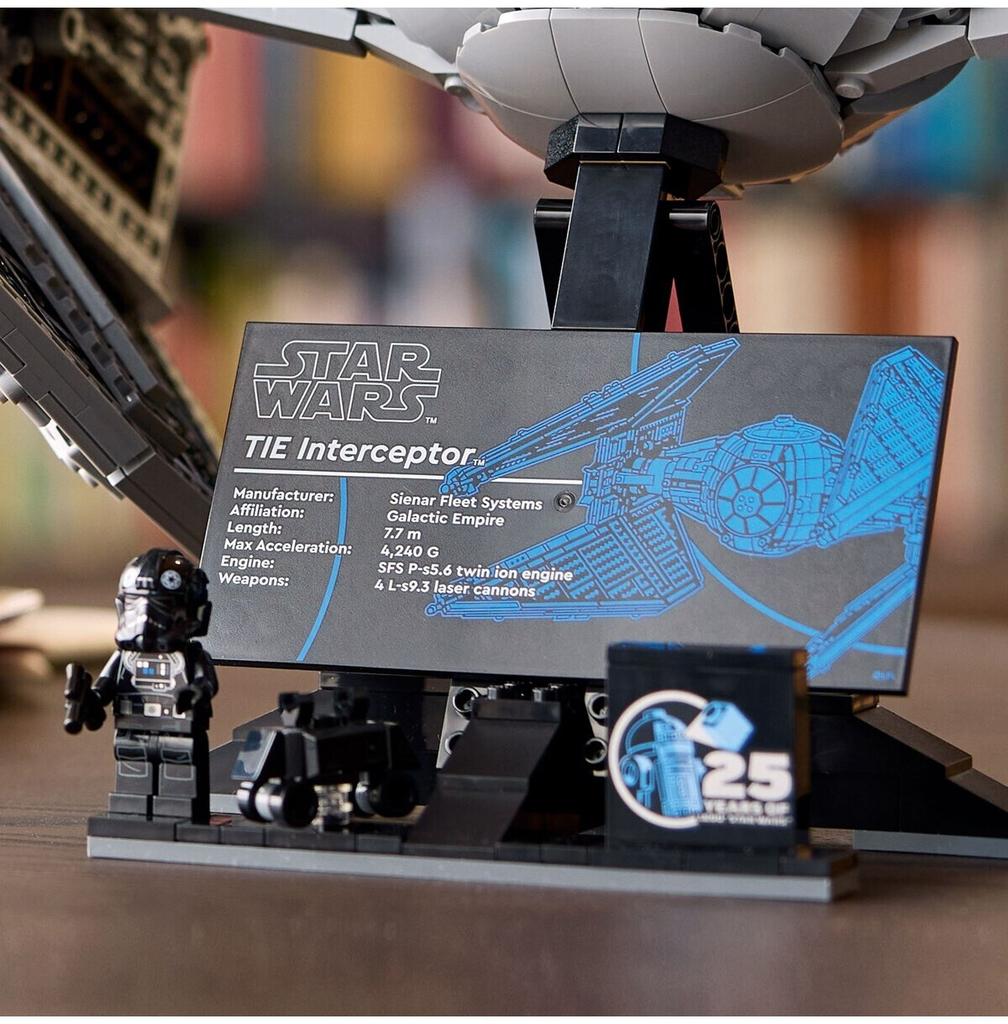 LEGO Star Wars Bausatz „Krieg der Sterne“ – Raumschiff – TIE-Abfangjäger (75382)