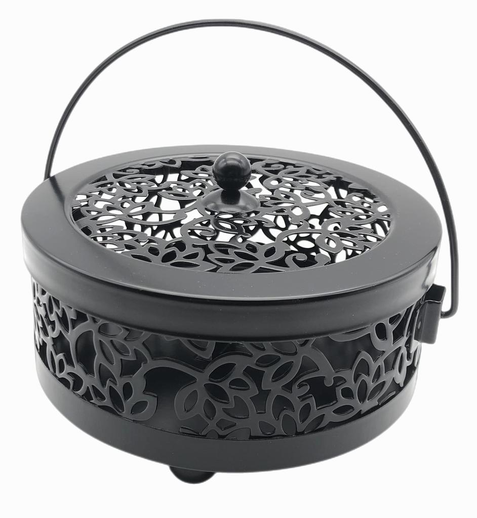 Ansimple Iron Mosquito Coil Mosquito Coil Lotus Vhodné pro a interiér s Obsahuje držák víka, držák, držák, motiv, lesklý,