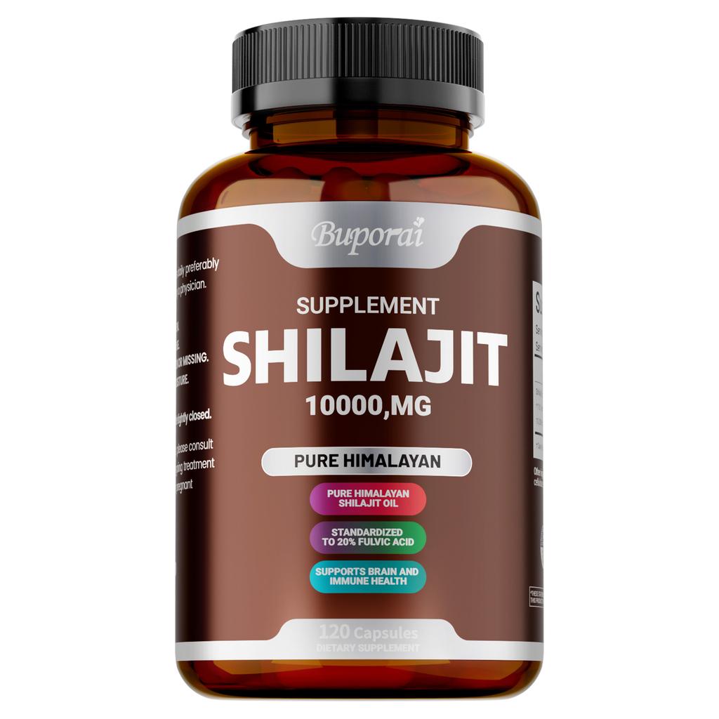 Buporai Shiraizhi Dietary Soft Capsules, Himalayan Natural Ingredients, Daily Brain Nutrition Supplement