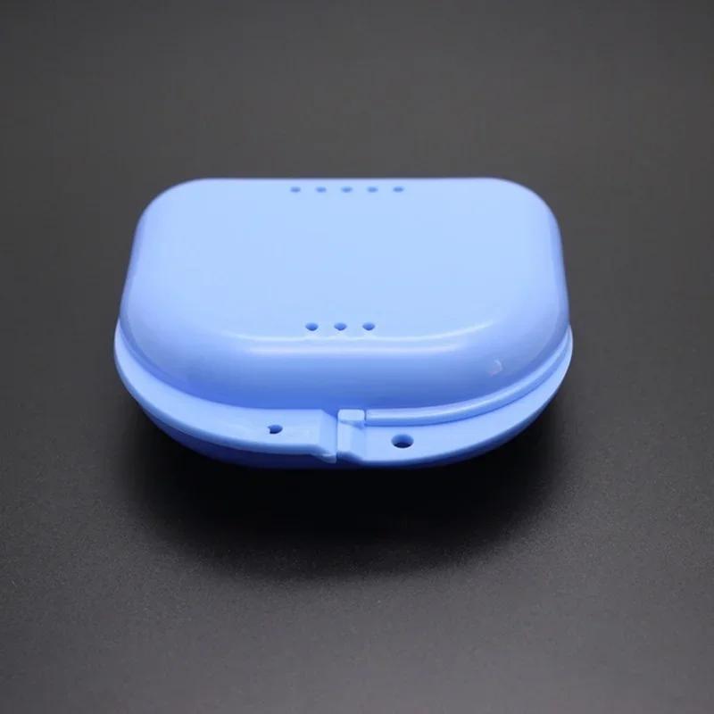 Dental Retainer Box Case Dentures Sport Mouthguard Brace False Teeth Storage New