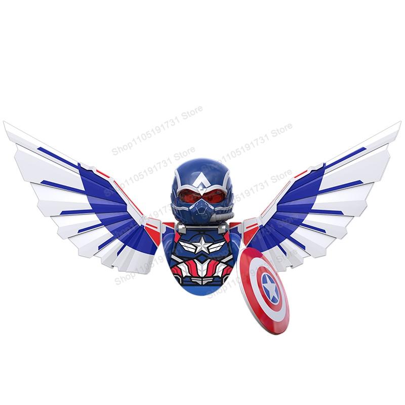 Blind Box Anime Super Cartoon TV Movies Heroes Assembly Building Blocks Kid MINI Brick Toy Collection Gift Christmas Gift TV6220