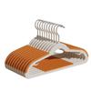 Plastic Dualposition Clothes Hangers With Nonslip Design For Wet And Dry Garments