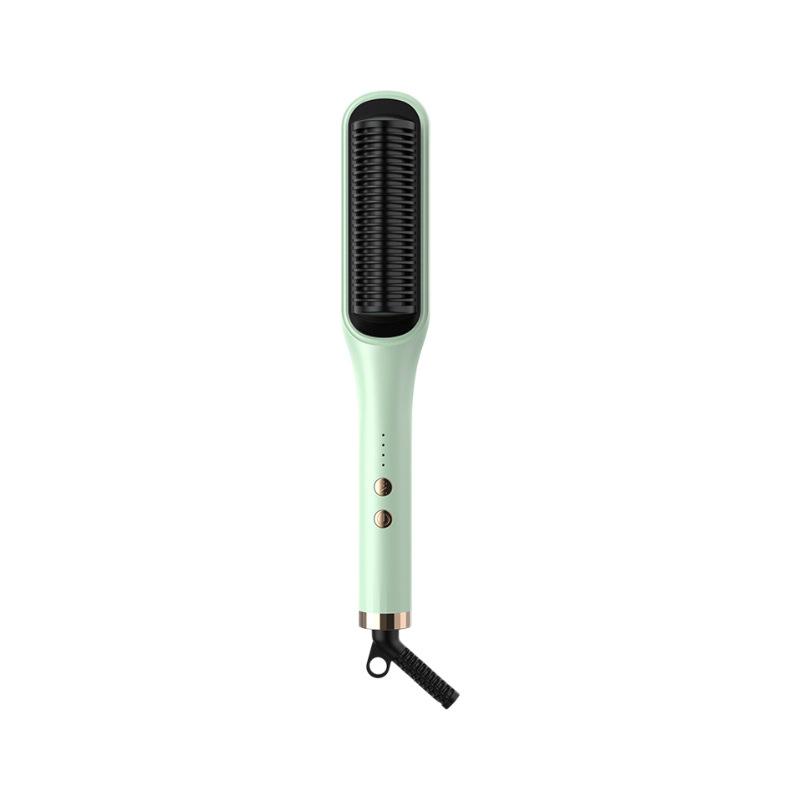 Dual-Use Ionic Hair Straightener & Curling Comb