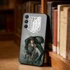 Attack On Titan Handyhülle Für Samsung S26,S25,S24,S23,S22,S21,Plus,Fe,Lite,Andere Schwarze Hülle
