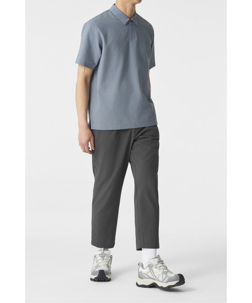 Koolongseupocheu Men'S Seersucker Tapered Fit Pants (Set-Up) Tlpnm26581Dgy