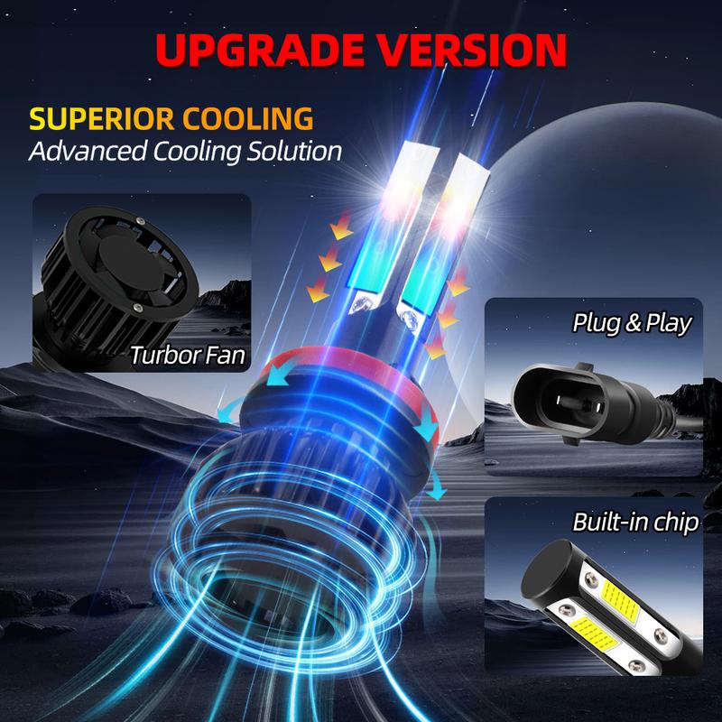 H7 H11 H13 LED Car Headlight Bulbs 36000LM 9005 HB3 9006 HB4 9012 Hi/Lo Bulbs 9004 For Car Headlamp LED Fog Light 6000K 8000K