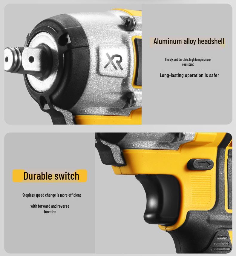 Brushless High Torque Electric Impact Wrench with Lithium Battery for Auto Repair