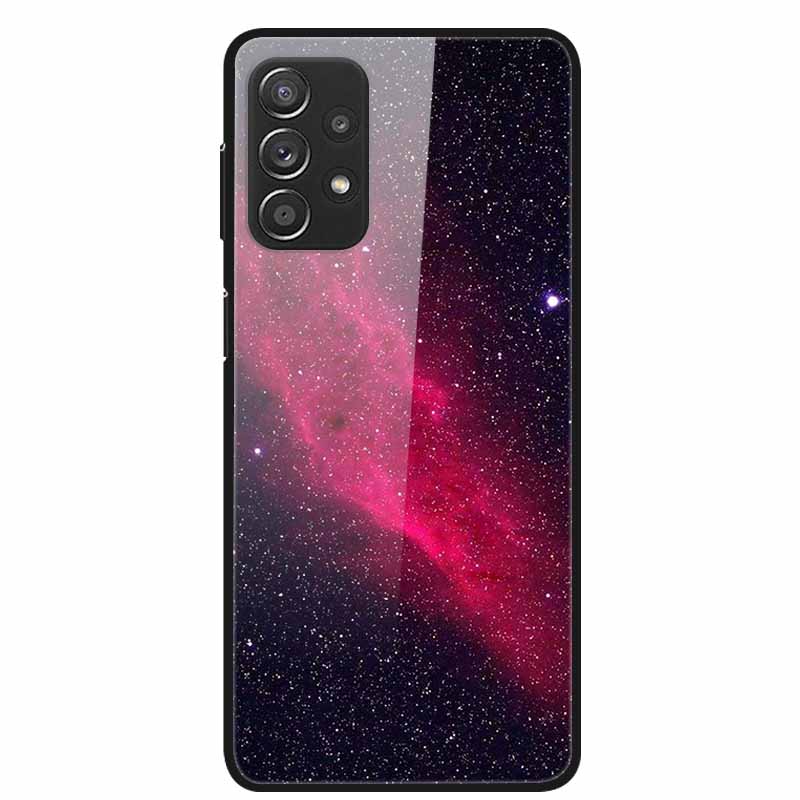 For Samsung A52 5G 4G Cases A52s 5G Tempered Glass Hard Back Cases For Samsung Galaxy A52 5G Phone Covers Funda A 52s 2022 A528B