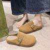 Female Versatile Spring and Summer Retro Thick-soled One-pedal Lazy Outer Bag Head Half Slippers