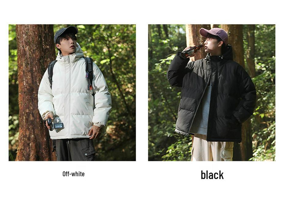 Cross-Border Winter Couple's Thick Warm Cotton Jacket: Men's Outdoor Casual Plus Size Coat (M-8XL)