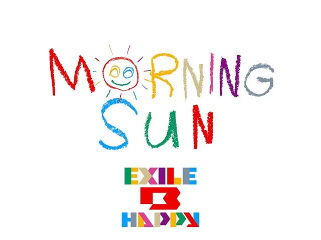 

[CD+DVD] MORNING SUN Nomal Edition EXILE BE HAPPY RZCD-77952 J-Pop Single NEW