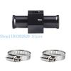 652F 18/20/22/24/28/30/32/34/36/38/40MM Radiator Adaptor Water Temp Gauge Temp Hose Adapter Attachment Hose Clamps