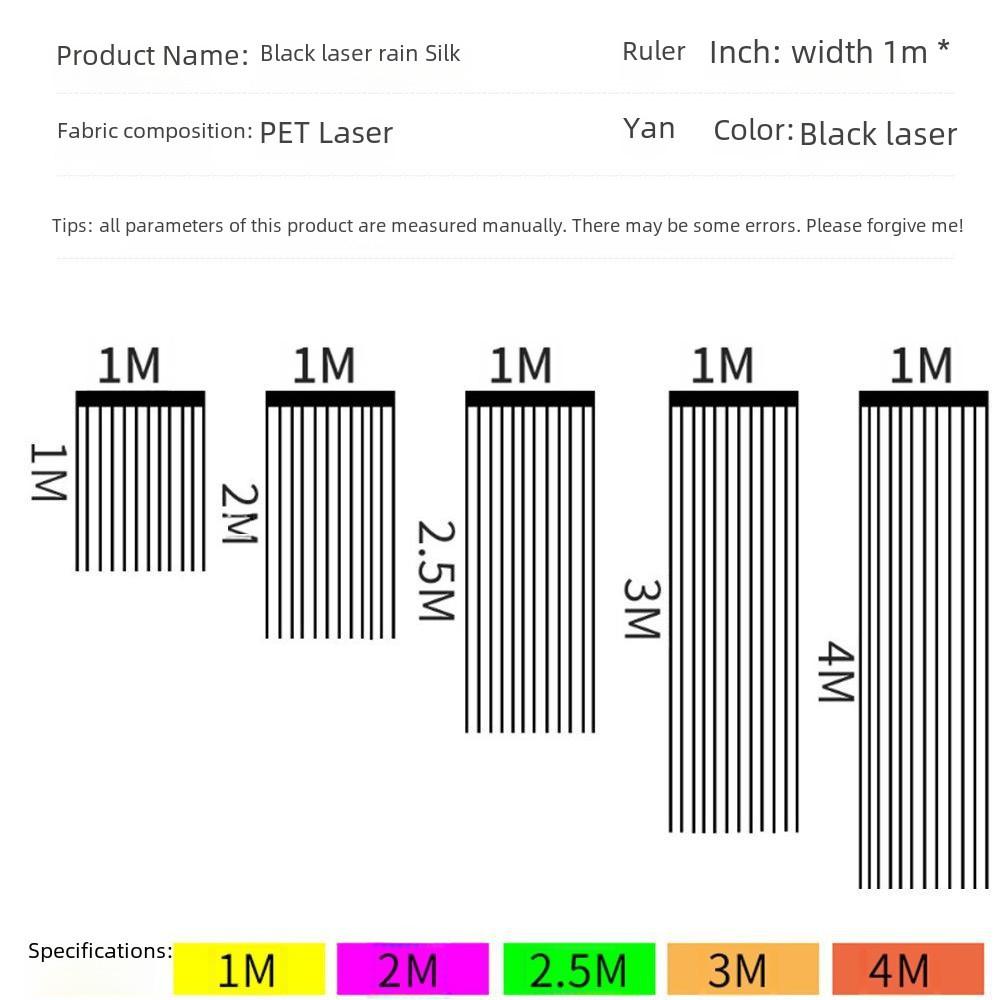 Trendy Laser Black Raindrop Curtain For Celebratory Events And Backgrounds Stylish