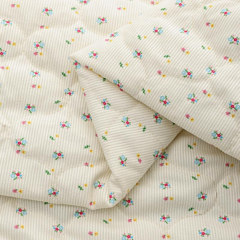 0.5m/1m/2m Thickened Corduroy Quilted with Cotton Fabric for Sewing Winter Jackets,Blankets Handmade DIY Clothing Fabrics
