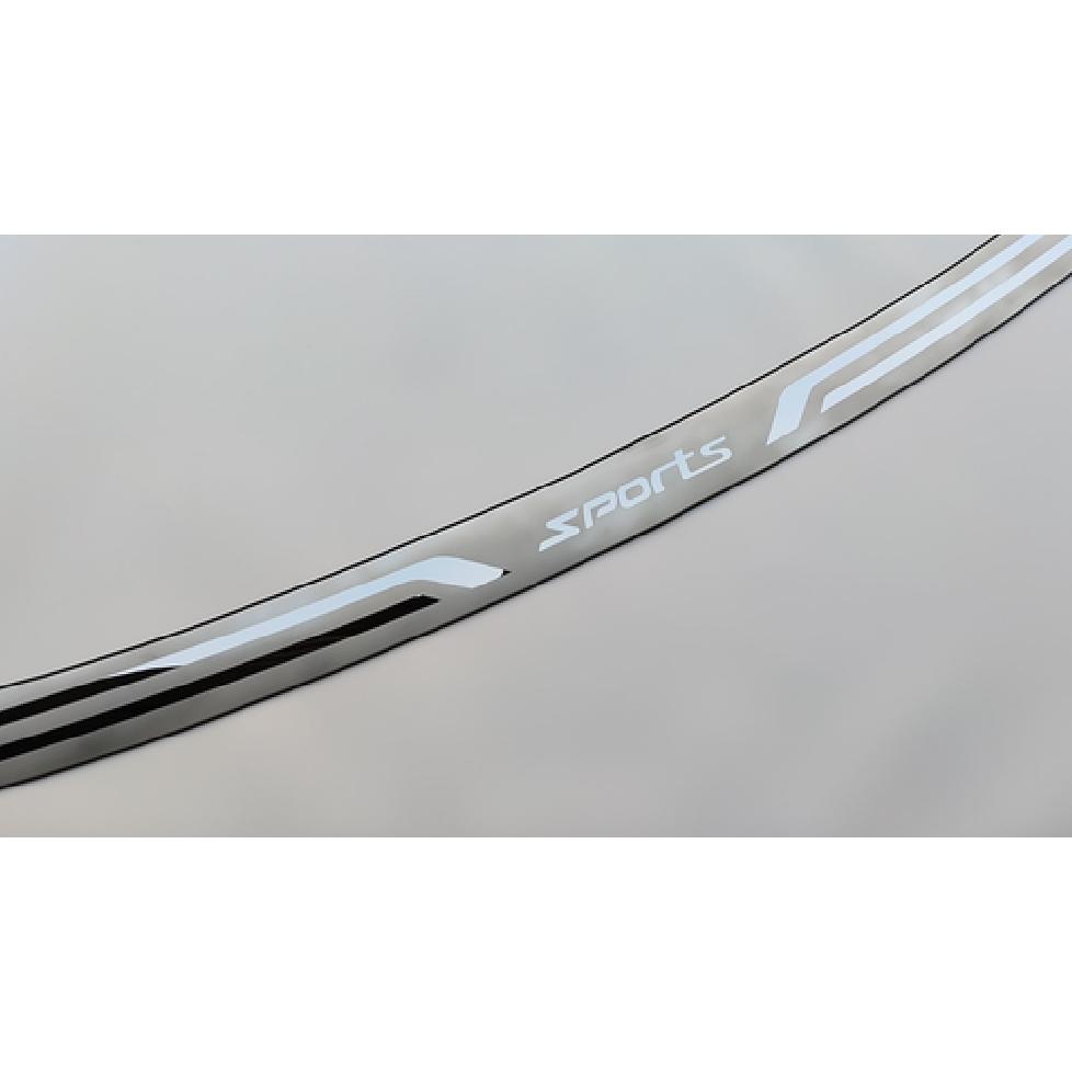 For Toyota Highlander Car Accessories Protector Rear Bumper Scuff PlateTrim