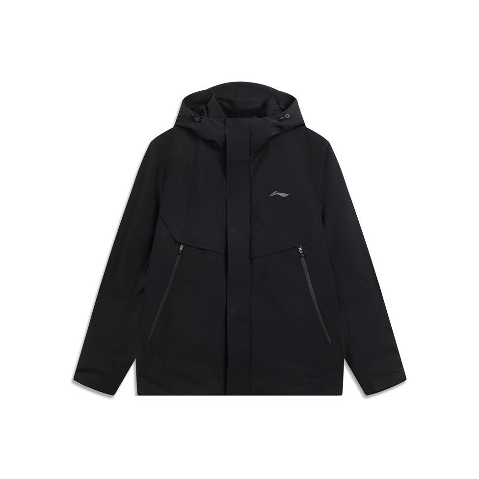 

Li Ning Outdoor CF Shell Три-в-одном Водоотталкивающая Свободная Спортивная Ветровка Мужские куртки AWBV091-3 XL