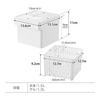 Yamazaki Jitsugyo Microwave/Dishwasher Safe Storage Container with Colander [Set of 2] Freezer Heat Resistant Tower Black 1778 x 2