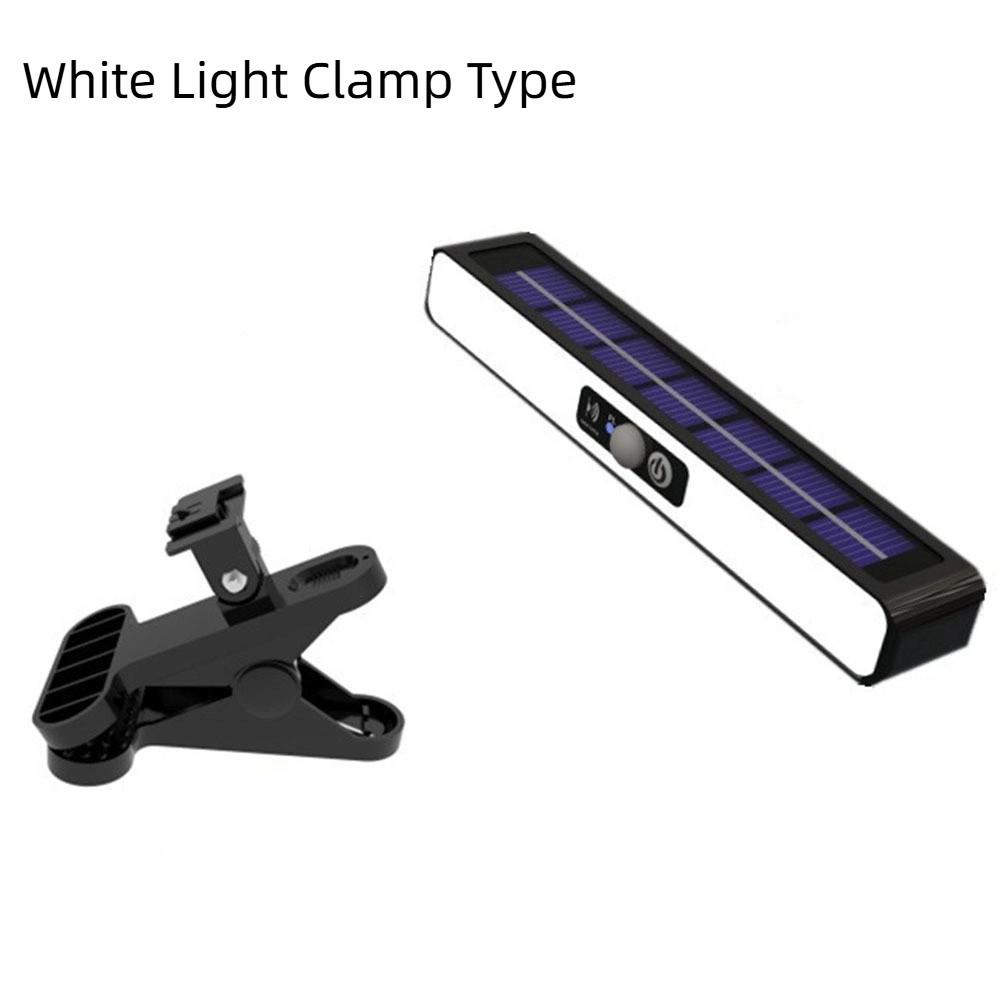 3 Lichtmodi Außenhoflampe mit Bewegungssensor LED Solarleuchte Solar-Klammerleuchte Garten