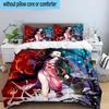 3PCS Anime Samurai Warrior's Journey 3pcs Bedding,Including 3PCS Duvet Cover And 2pcs Pillowcases Perfect for Christmas,Ideal for Bedroom, Dormitory