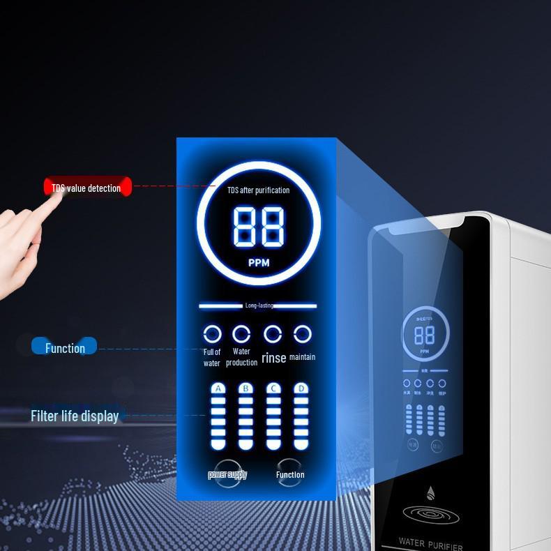 600G Reverse Osmosis Water Purifier for Kitchen & Bathroom - Direct Drinking Pure Water Machine