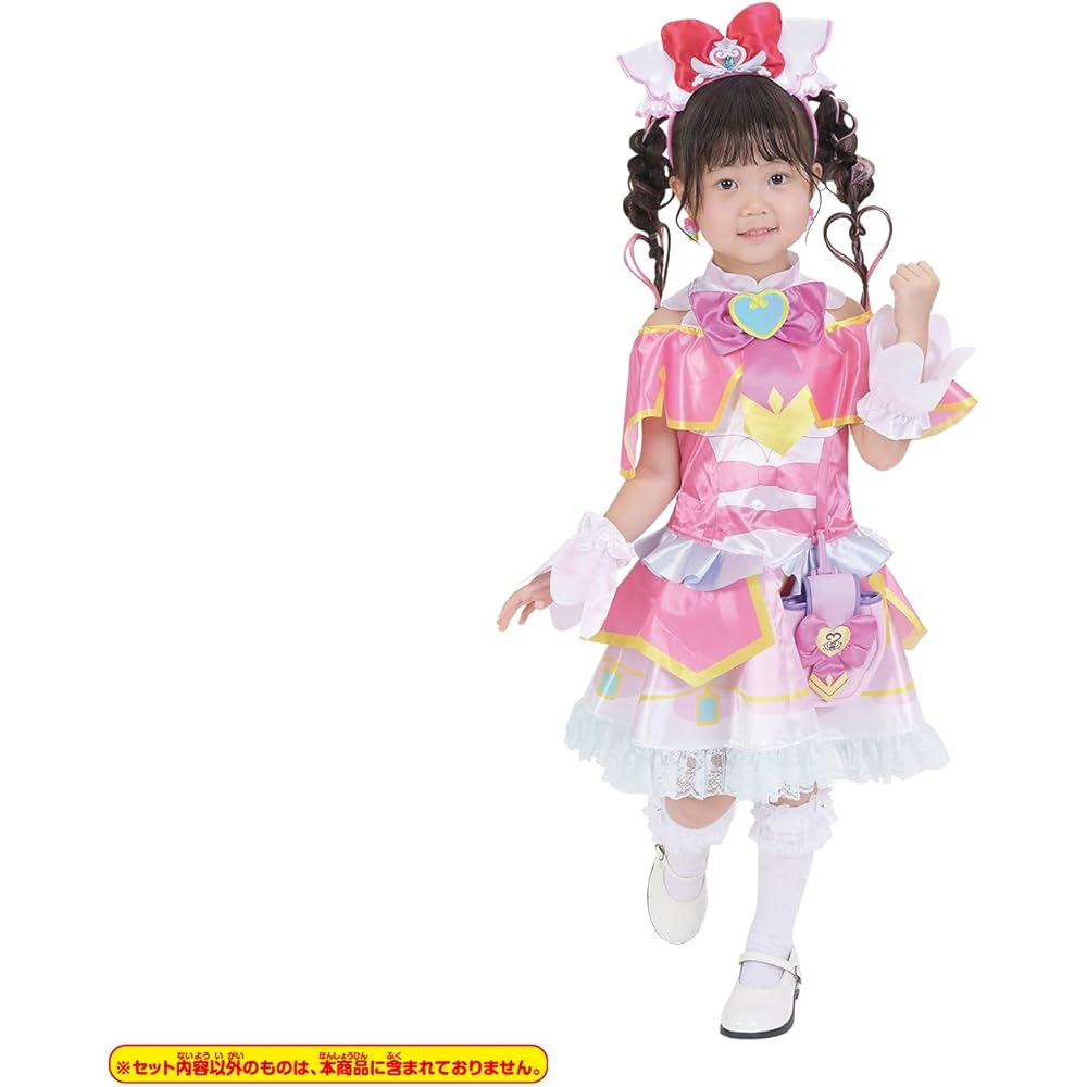 Bandai Precure Transformation Costume Cure Mystic Age 3 and Up Kids Dress-Up Outfit