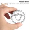 9Pcs Christmas Cookie Cutters Set Stainless Steel Baking Mold Christmas Tree Gingerbread Man Snowman Elk Shapes for Holiday Baking Gadgets