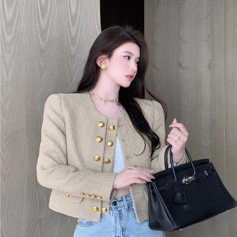 Autumn Fashion Short Blazer comfortable Womens Suit Jacket French Style