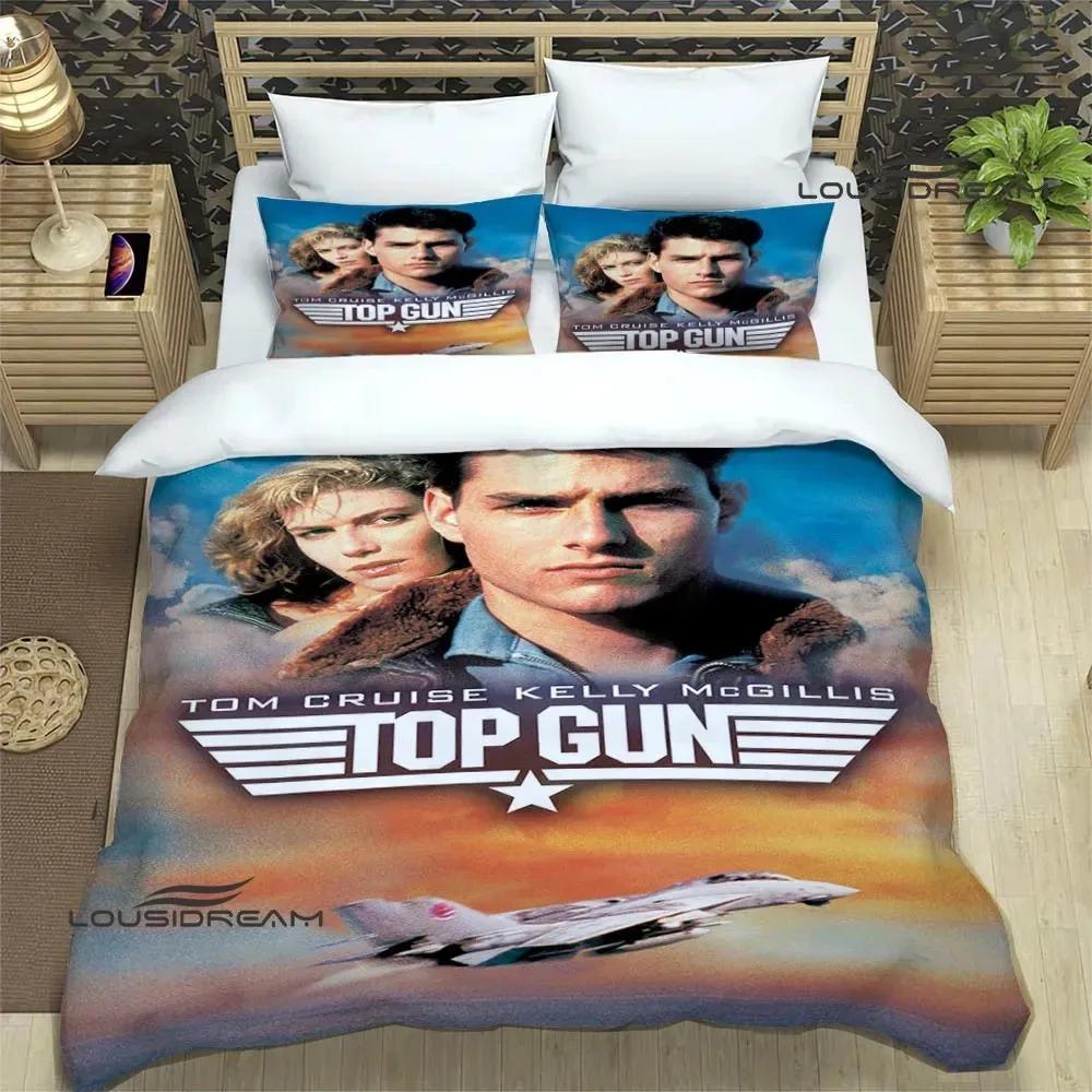

Movie Top Gun Printed Beding Sets exquisite bed suplies set duvet cover bed comforter set beding set luxury birthday gift 120*200cm Single