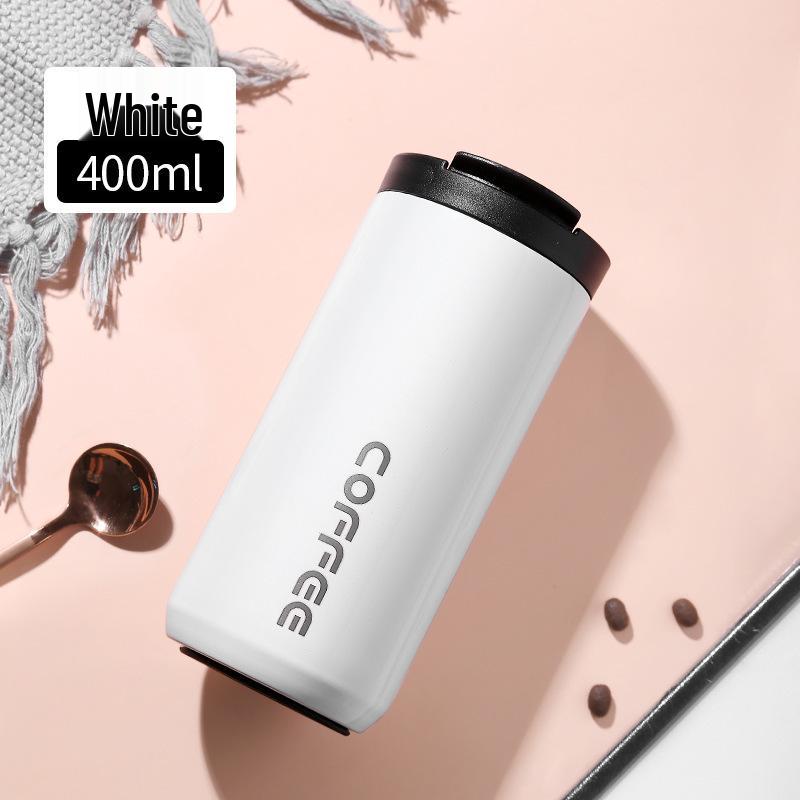 304 Stainless Steel Double-Layer Insulated Portable Coffee Cup for Car and Outdoor Use