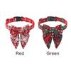 Fashion Christmas Necklace Safety Buckle Dog Bell Pet Bowknot Cat Kitten Collar Christmas Dog Bows