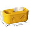 Stylish Tissue Holder Kawaii Paper Storage Box Home Decoration Cheese Tissue Box  Bathroom