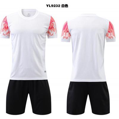 Summer Short Sleeve New Soccer Uniform Set Adult Kids Team Competition Training Uniform Sports Jersey 9232