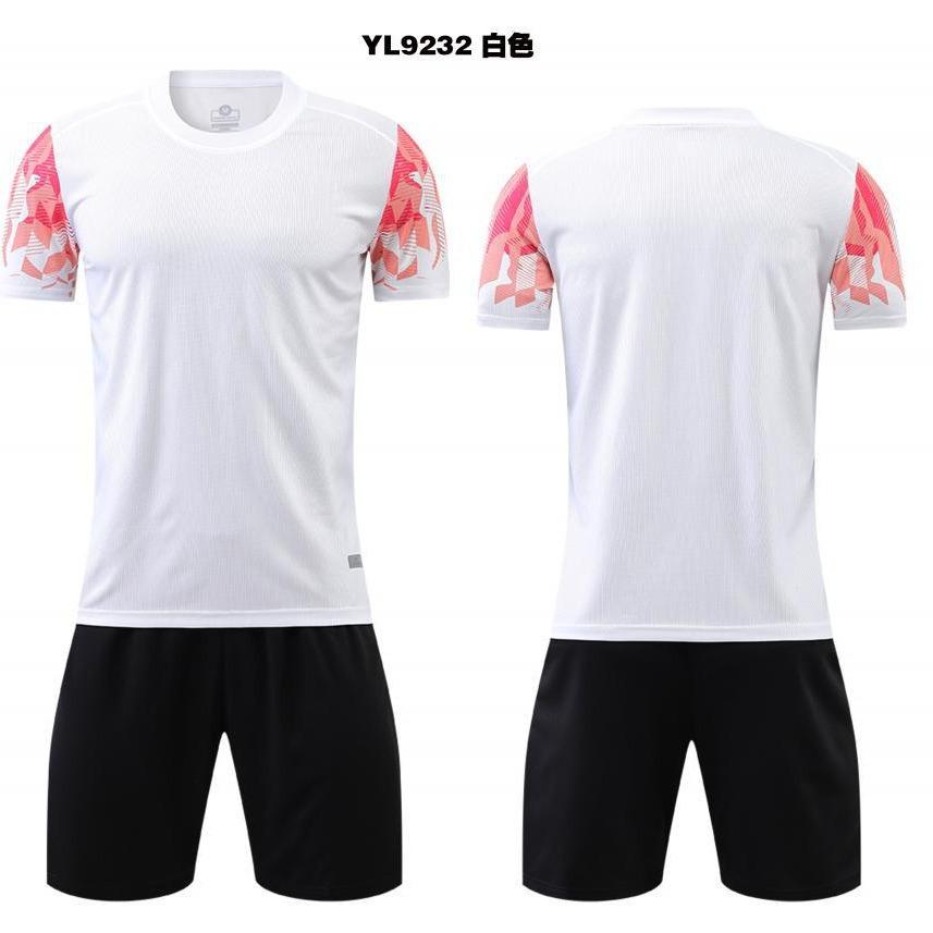 Summer Short Sleeve New Soccer Uniform Set Adult Kids Team Competition Training Uniform Sports Jersey 9232