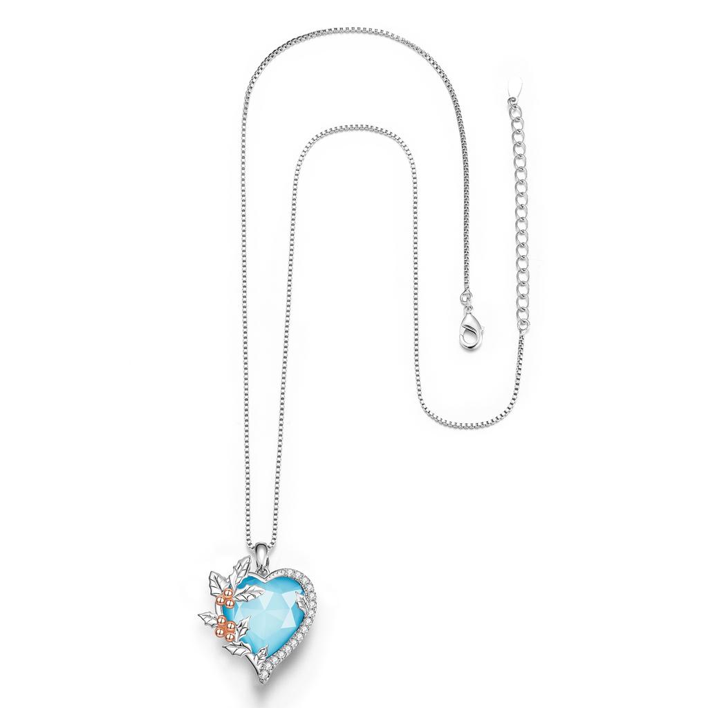 Silver 925 Chain Necklace December Strawberry