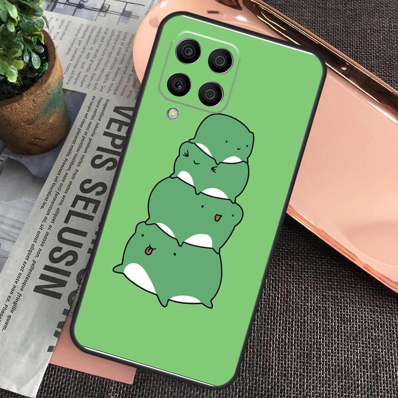 Cartoon Frog For Samsung Galaxy M55 M15 M13 M23 M33 M53 M30s M31s M12 M32 M52 M20 M21 M51 M34 M54 Case
